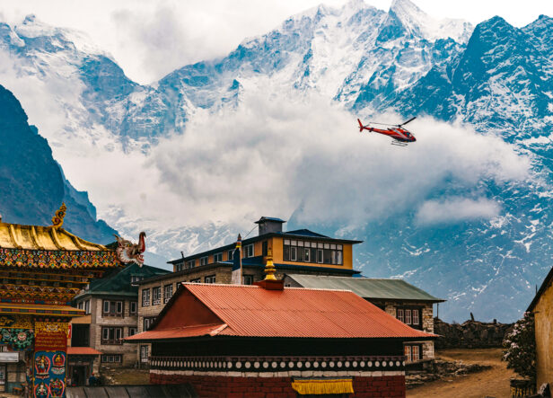 Everest Luxury Helicopter Tour with Overnight at Tengboche