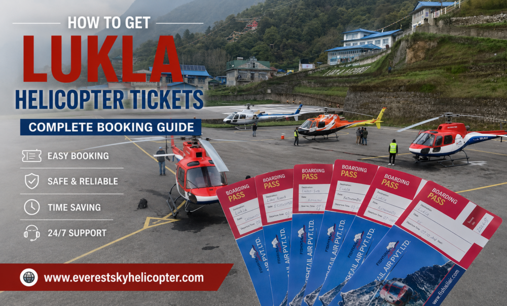 How to Get Lukla Helicopter Tickets